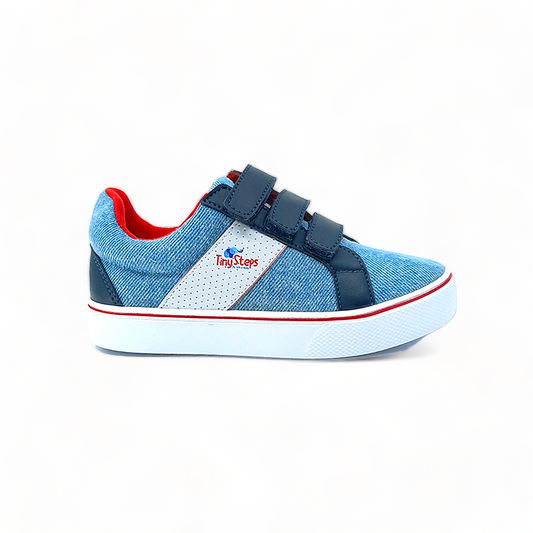 Tenis Niños Santi Jean Azul y Blanco