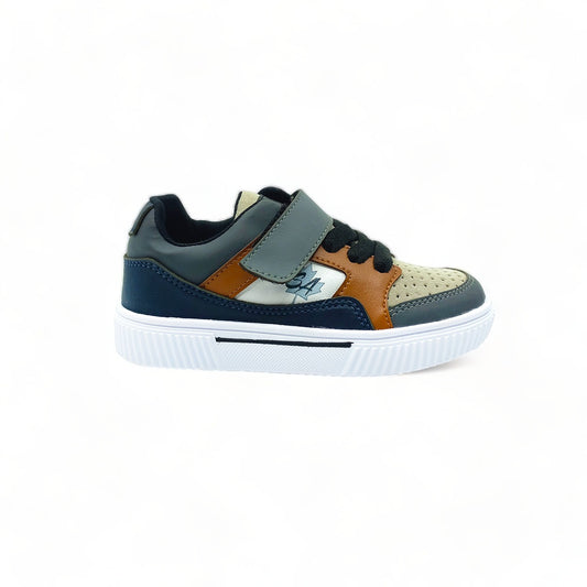 Zapatos Mario Gris Miel y Azul