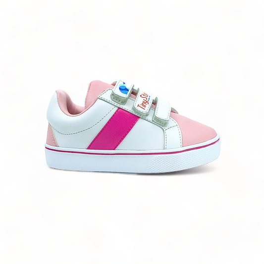 Tenis para Niñas Bubble Pink Blanco y Fucsia