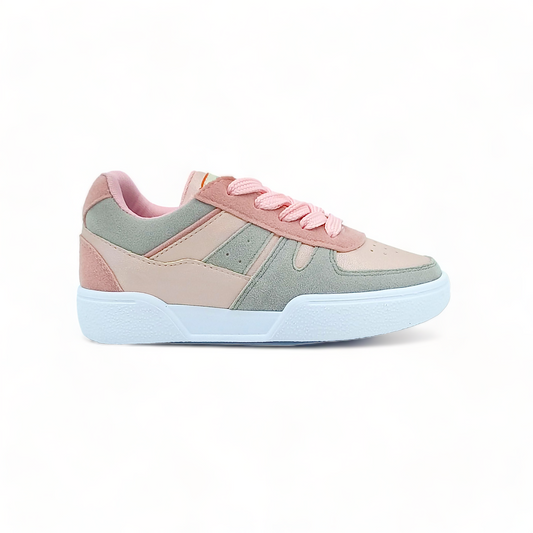 Tenis Niñas Julieta Rosado y Gris