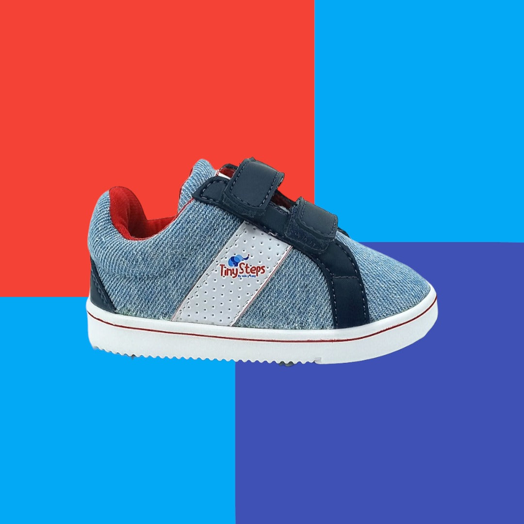 Tenis Bebés Santi Jean Azul y Blanco